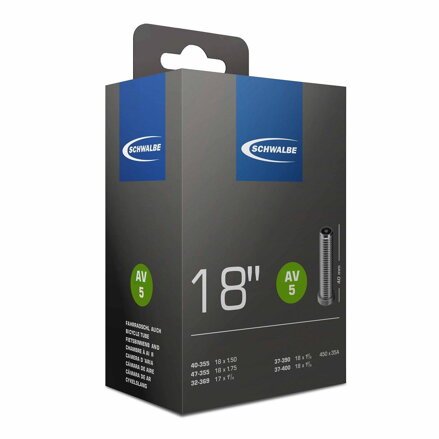 SCHWALBE Inner tube 18x1.50/1 3/8 AV 40mm