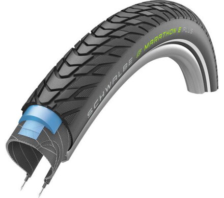 SCHWALBE Tire MARATHON E-PLUS (50-622) 28x2.00 Performance 67EPI Smart DualGuard 1210g Reflex E-Bike