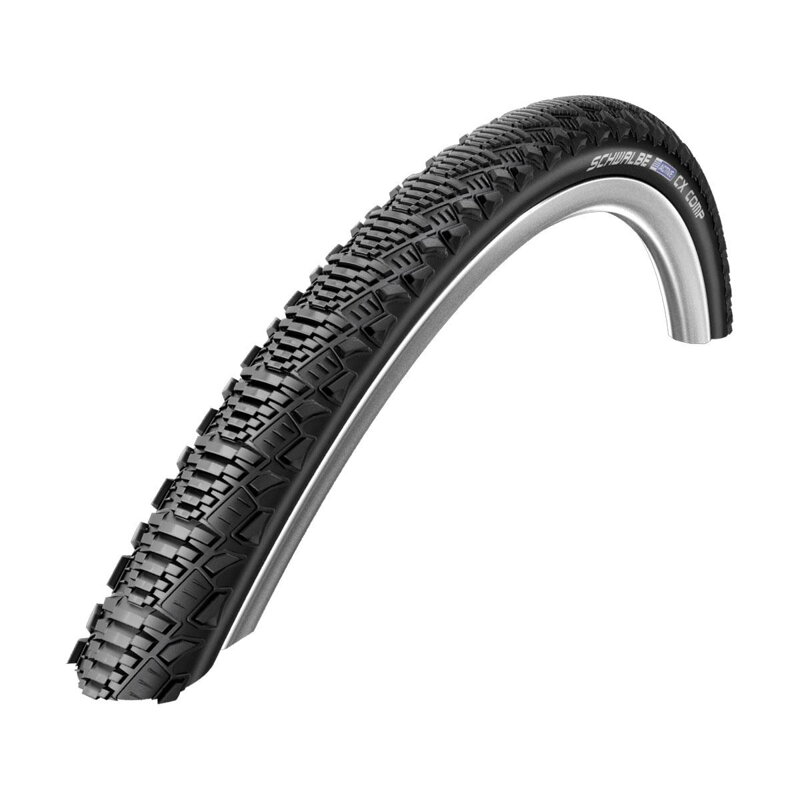 SCHWALBE Tire CX COMP (30-622) 28x1.20 700x30C Active 50EPI K-Guard 430g Black