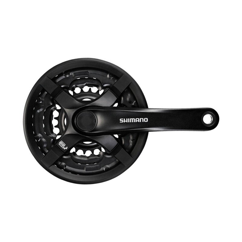 SHIMANO Cranks FC-TY501 170mm 48/38/28z. 6/7/8-k. black with square cover