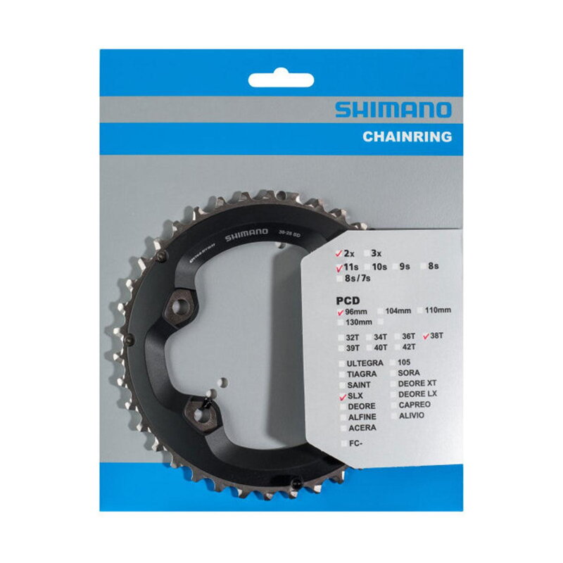 SHIMANO Gear 38z. FC-M7000 SLX 38/28z. black 96mm