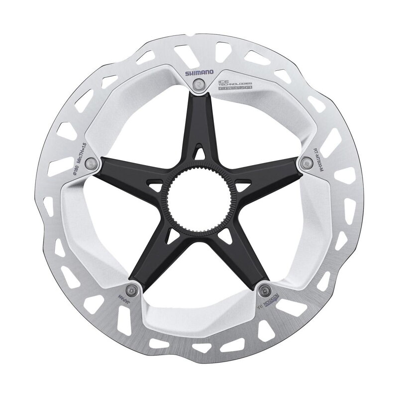 SHIMANO Brake disc RT-MT800 180mm Center Lock Ice Tech (externally tightened) SHIMANO Brake disc RT-MT800 180mm Center Lock Ice Tech (externally tightened)