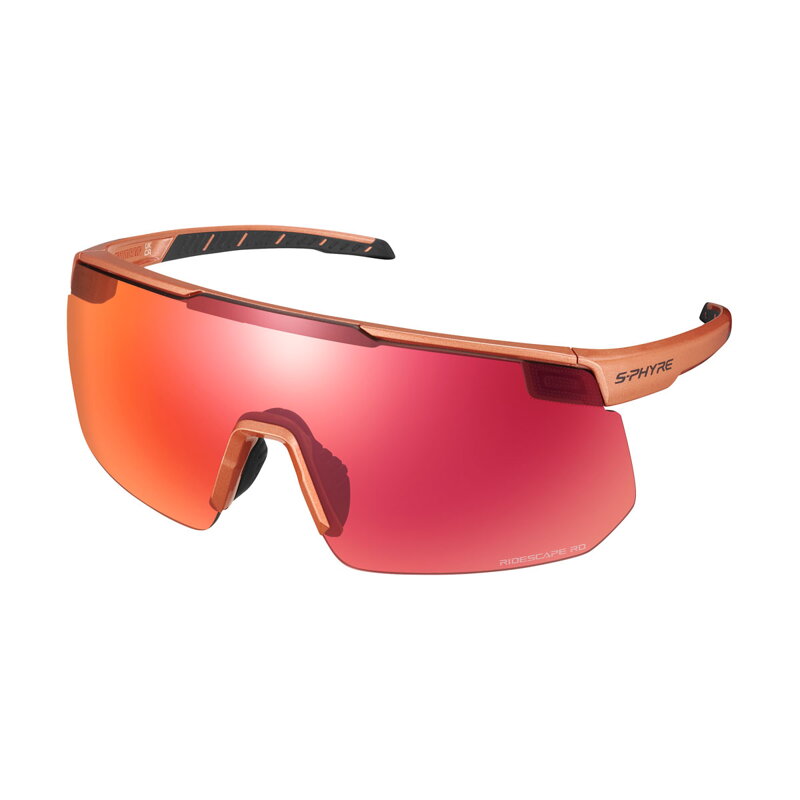 SHIMANO Goggles S-PHYRE2 metallic orange Ridescape Road