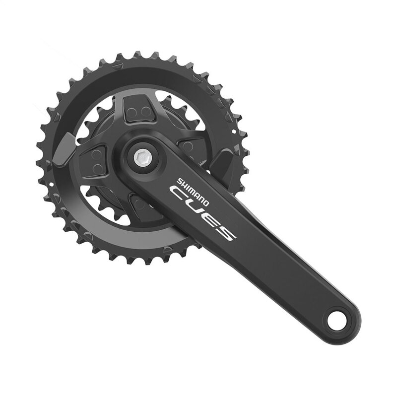 SHIMANO Cranks Cues FC-U4010 175mm 36/22z. 9/10/11-k. BOOST black two-piece without bearings SHIMANO Cranks Cues FC-U4010 175mm 36/22z. 9/10/11-k. BOOST black two-piece without bearings