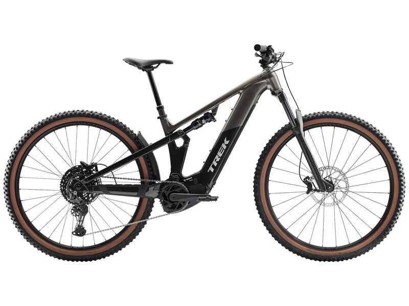 Trek Powerfly+ FS 4 Gen 4 2025 electric bike grey Trek Powerfly+ FS 4 Gen 4 2025 electric bike grey